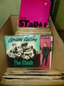 APPROXIMATELY 75 7" RECORD SINGLES, PUNK AND NEW WAVE, TO INCLUDE: THE CLASH, THE JAM, THE DAMNED,