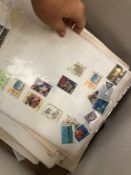 A COLLECTION OF ALL WORLD STAMPS IN ALBUMS ETC