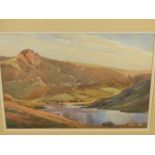 ROOPE? (20th CENTURY SCHOOL). A HIGHLAND LAKE LANDSCAPE, WATERCOLOUR, SIGNED AND DATED, 26 x 35cms.