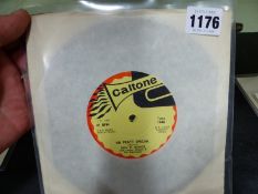 RECORDS. REGGAE / SKA - THREE CALTONE LABEL 7" SINGLES, CAT. No.S TONE 104,105 AND 106