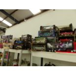 A COLLECTION OF BOXED BURAGO, MAISTO, A CORGI HERITAGE EXAMPLE AND OTHER VEHICLES.