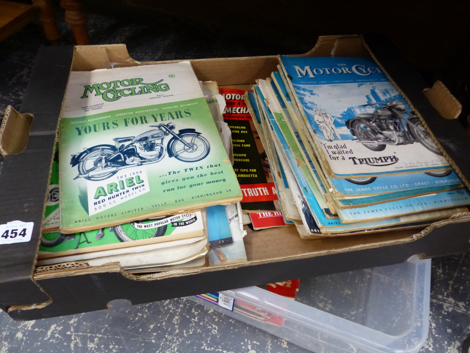 A COLLECTION OF VINTAGE MOTORCYCLE MAGAZINE, PICTURE POST AND OTHERS.