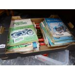 A COLLECTION OF VINTAGE MOTORCYCLE MAGAZINE, PICTURE POST AND OTHERS.