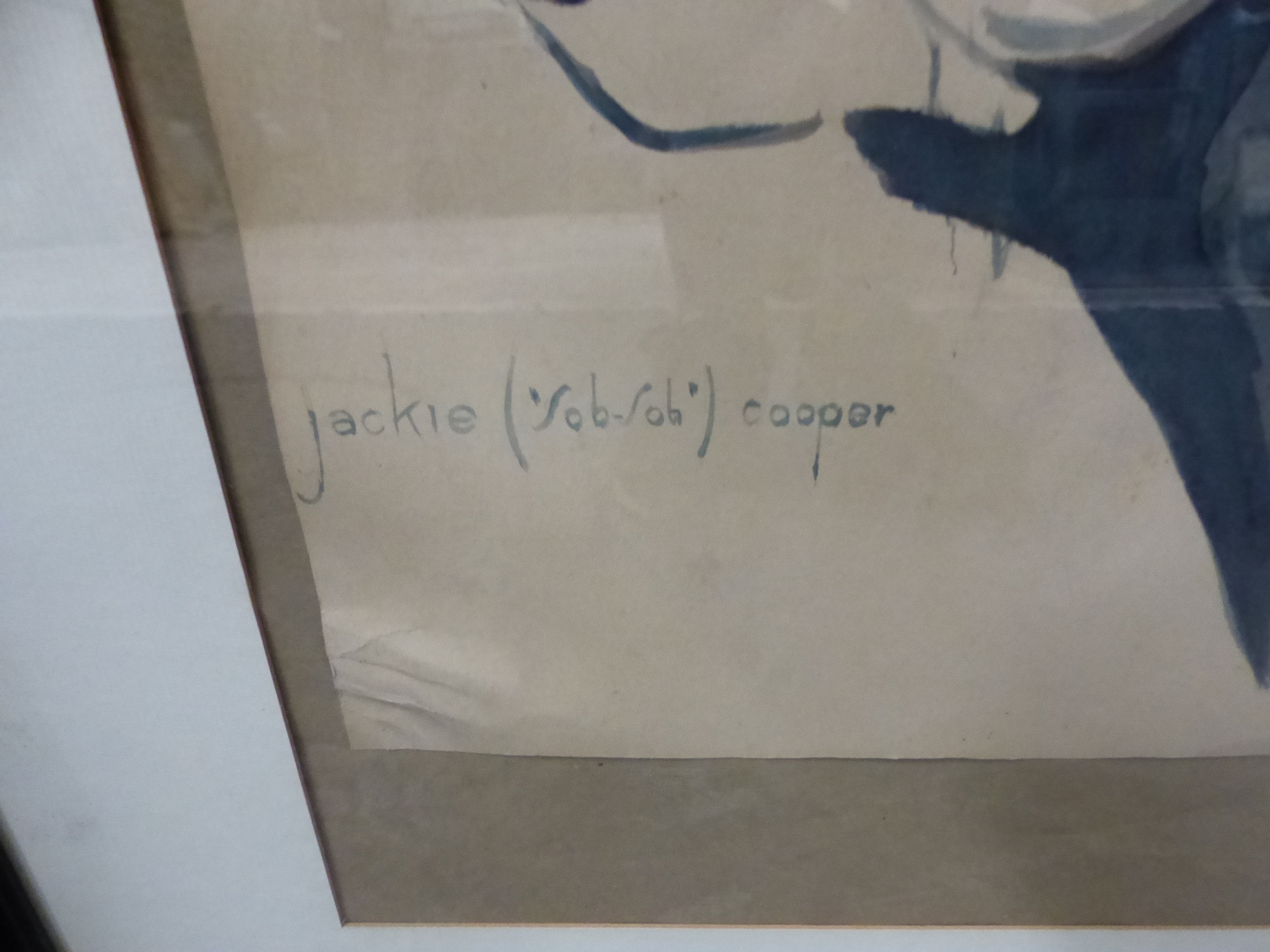 H.J GIBBS (EARLY 20th C. ENGLISH SCHOOL) PORTRAIT OF JACKIE COOPER. SIGNED WATERCOLOUR 36 x 24cms, - Image 6 of 8