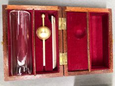 TWO BOXED HYDROMETERS.