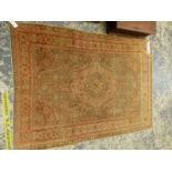 AN ANTIQUE TURKISH SIVAS RUG 179 x 128cm