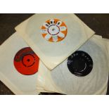 NINE 7" RECORD SINGLES, TO INCLUDE 3 SKABEAT LABEL, CAT No.S JB 178, 206 AND 263, 2 DOMAIN LABEL,