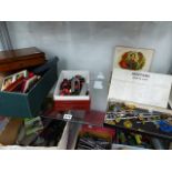 BRITAINS LTD SOLDIER FIGURES, VINTAGE PLAYING CARDS, DRAUGHTMANS SET, POSTCARDS, AND VARIOUS MECCANO