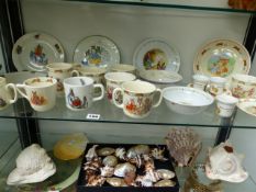 A COLLECTION OF ROYAL DOULTON BUNNYKINS NURSERY WARE, TOGETHER WITH BESWICK AND WEDGWOOD SIMILAR