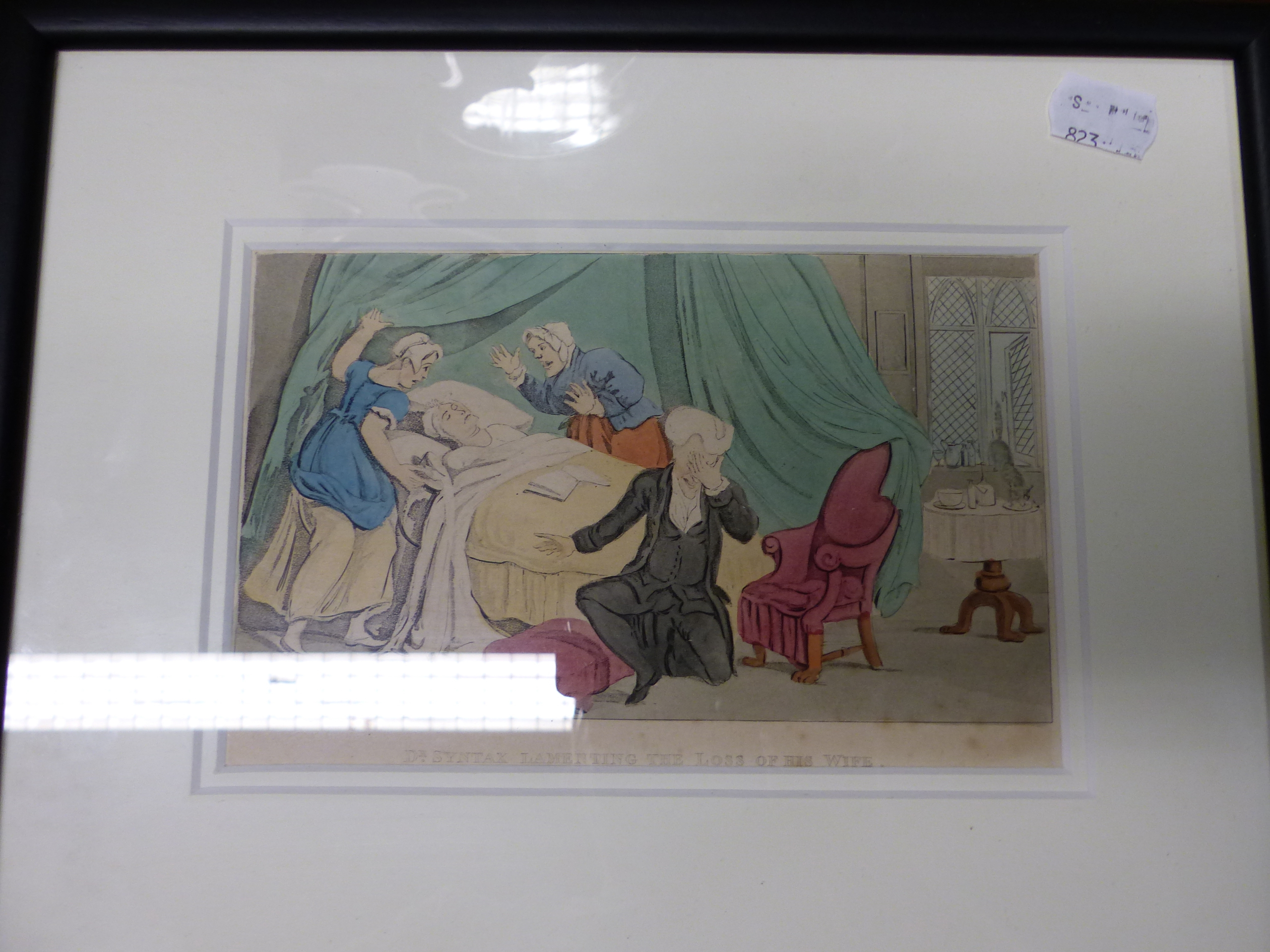 A SMALL COLLECTION OF ANTIQUE AND LATER CARICATURE PRINTS, INCLUDING DR SYNTAX AFTER ROWLANDSON AND - Image 15 of 16