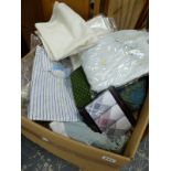 A QUANTITY OF UNUSED JAMES MEADE SHIRTS AND OTHER CLOTHING.