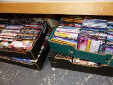 A COLLECTION OF VARIOUS DVDS.