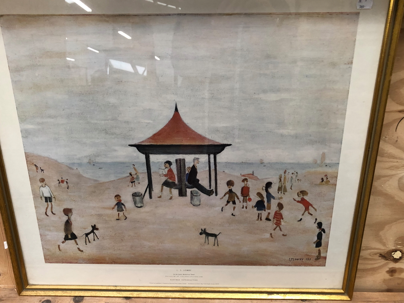 VARIOUS FURNISHING PICTURES OF COLONIAL SCENES TOGETHER WITH PRINTS AFTER LOWRY, ETC. SIZES VARY. - Image 8 of 9