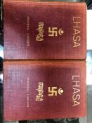 PERCIVAL LANDON, LHASA, TWO VOLS, 1905, BOUND IN RED CLOTH