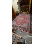 A PERSIAN CARPET OF CLASSIC DESIGN. 406 x 303cm