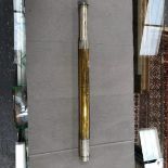 AN ANTIQUE SINGLE DRAW TELESCOPE BY ROSS OF LONDON.