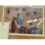 A PENCIL SIGNED LIMITED EDITION COLOUR PRINT, THE ASCOT FESTIVAL, SEPT 28 1996