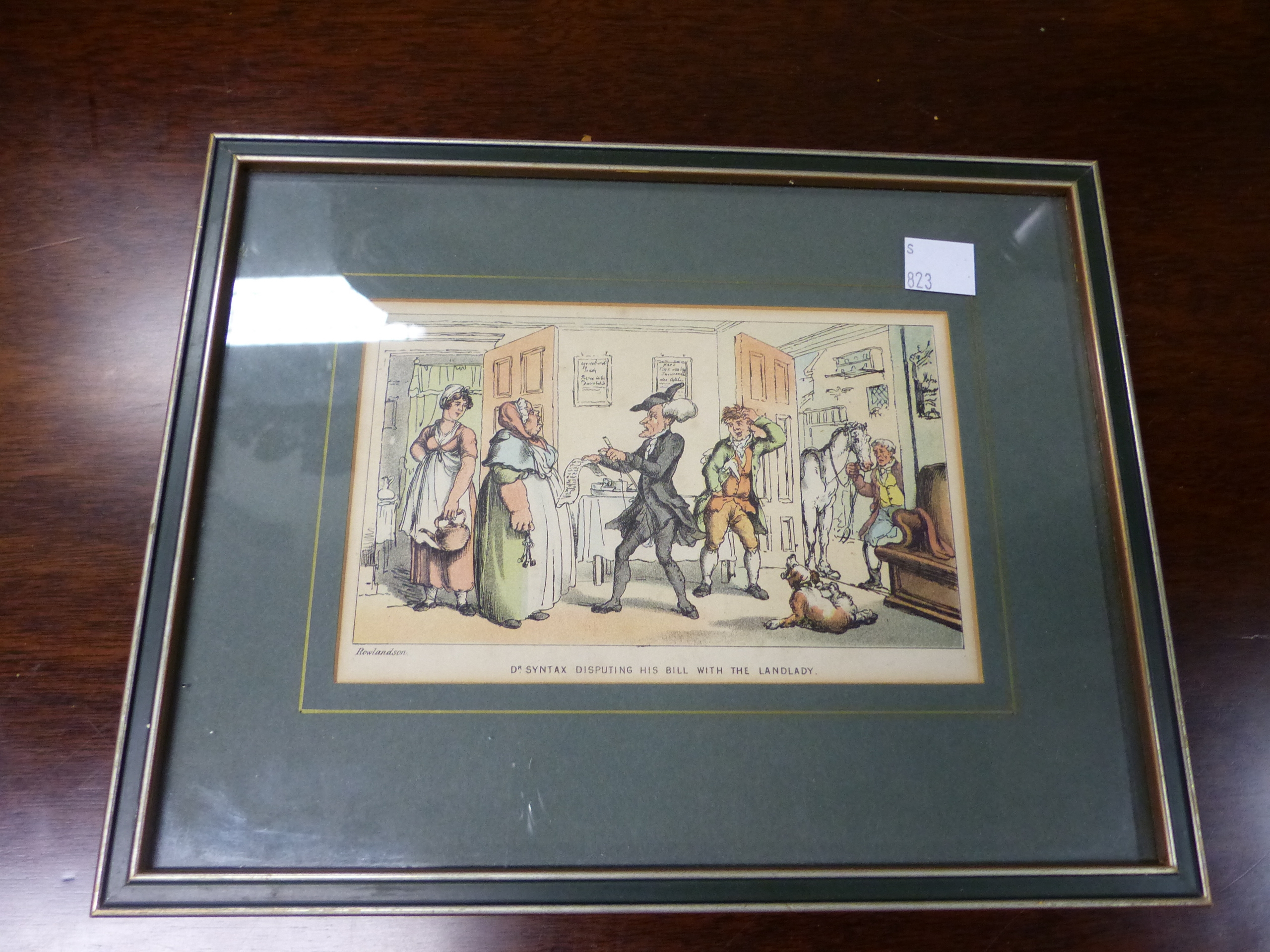 A SMALL COLLECTION OF ANTIQUE AND LATER CARICATURE PRINTS, INCLUDING DR SYNTAX AFTER ROWLANDSON AND - Image 10 of 16