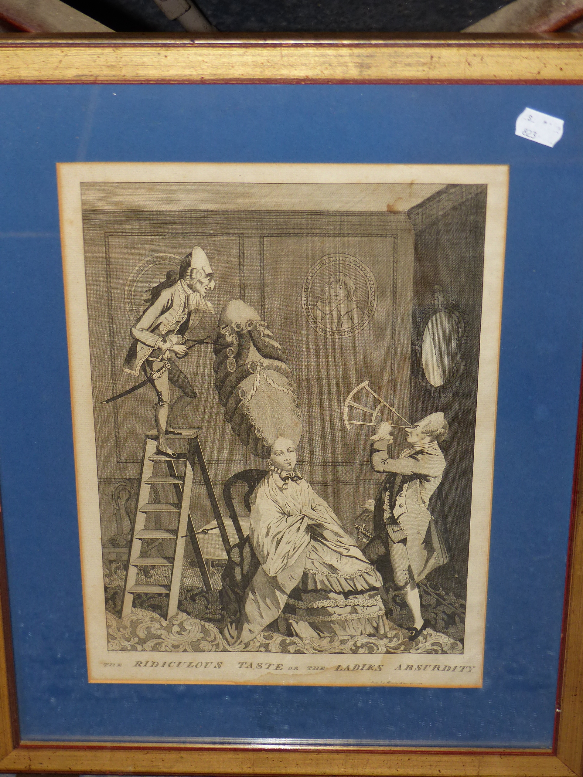 A SMALL COLLECTION OF ANTIQUE AND LATER CARICATURE PRINTS, INCLUDING DR SYNTAX AFTER ROWLANDSON AND - Image 5 of 16