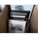 A COLLECTION OF ANTIQUE AND LATER TOPOGRAPHICAL PRINTS, SIZE VARY