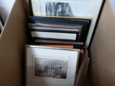 A COLLECTION OF ANTIQUE AND LATER TOPOGRAPHICAL PRINTS, SIZE VARY