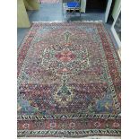 ANTIQUE PERSIAN BAKHTIARI CARPET 306 x 224cm