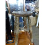 A RUSTIC STOOL