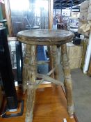 A RUSTIC STOOL