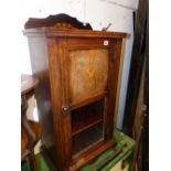 A VICTORIAN ROSEWOOD MUSIC CABINET