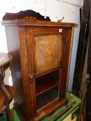 A VICTORIAN ROSEWOOD MUSIC CABINET