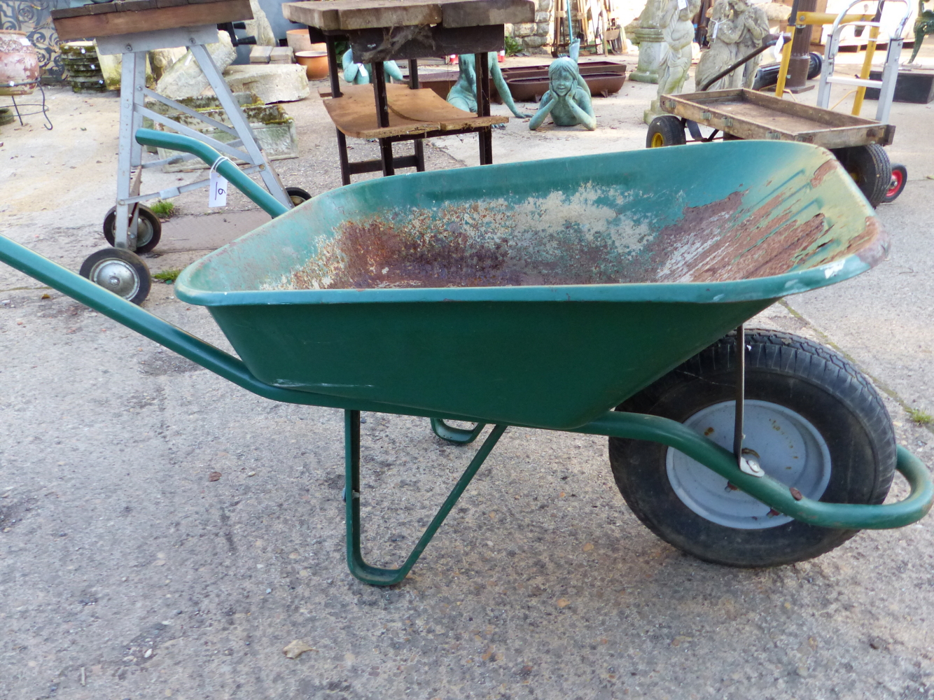 A WHEELBARROW.