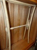 A 19th CENTURY TOWEL RAIL