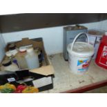 VARIOUS RESTONES, GLUES, OILS, ** ETC