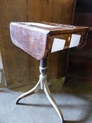 A SMALL REGENCY INLAID WORK TABLE,