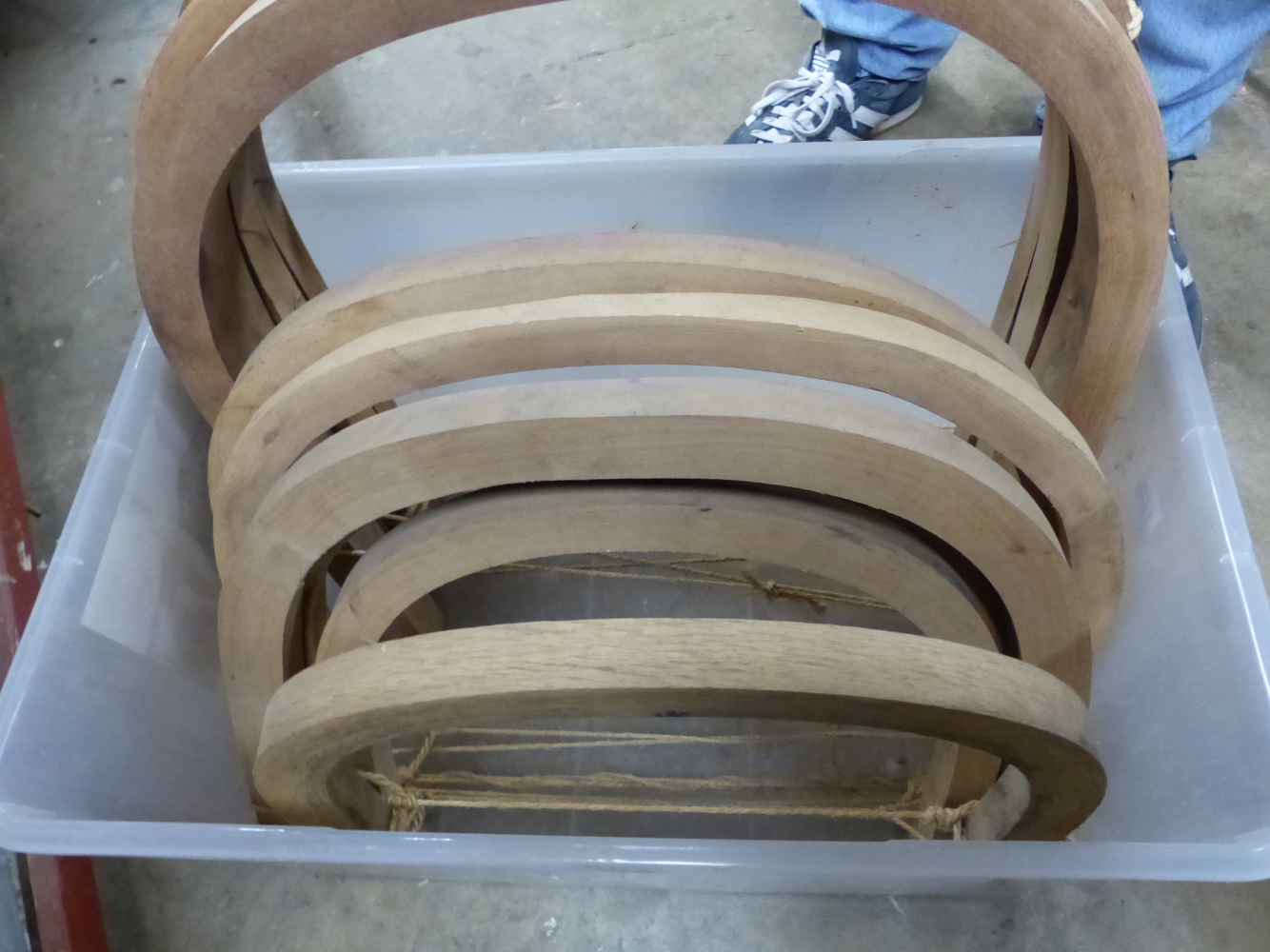 A GROUP OF RESTORERS WINDSOR CHAIR BACKS - Image 2 of 4