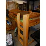 A PINE CHILDS BED