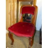 A VICTORIAN SIDE CHAIR