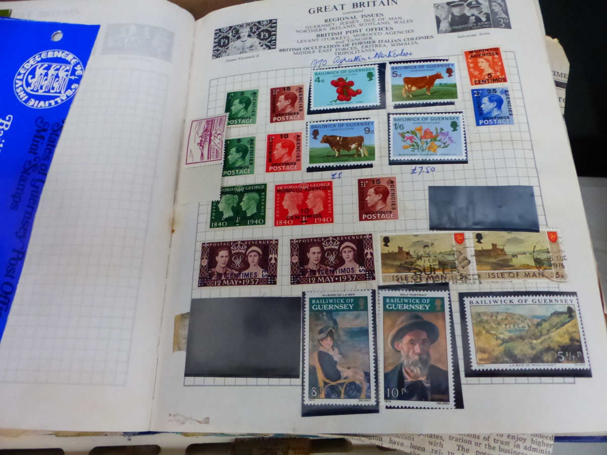 FIVE VARIOUS STAMP ALBUMS. - Image 4 of 14