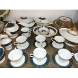 A DOULTON CARLYLE PATTERN TEA AND DINNER SERVICE