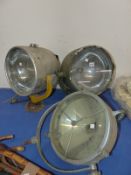 THREE VARIOUS SPOTLIGHTS