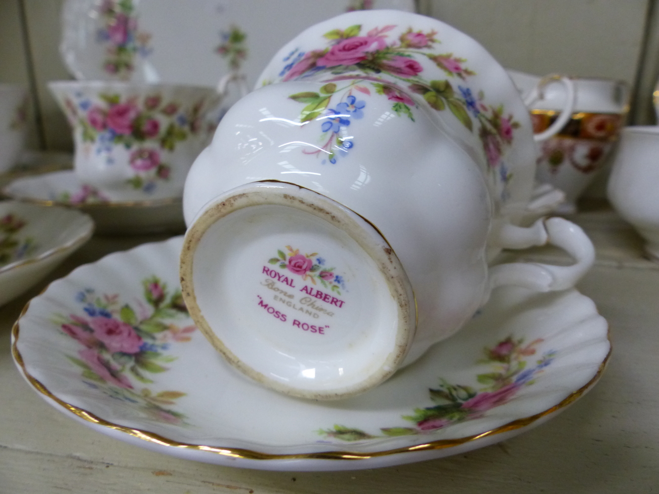 A ROYAL ALBERT TEA SET, AN IMPERIAL TEA SET, CARLTON WARE BOWL ETC - Image 4 of 13