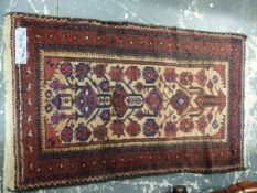 A BELOUCH PRAYER RUG, 140 x 85cm