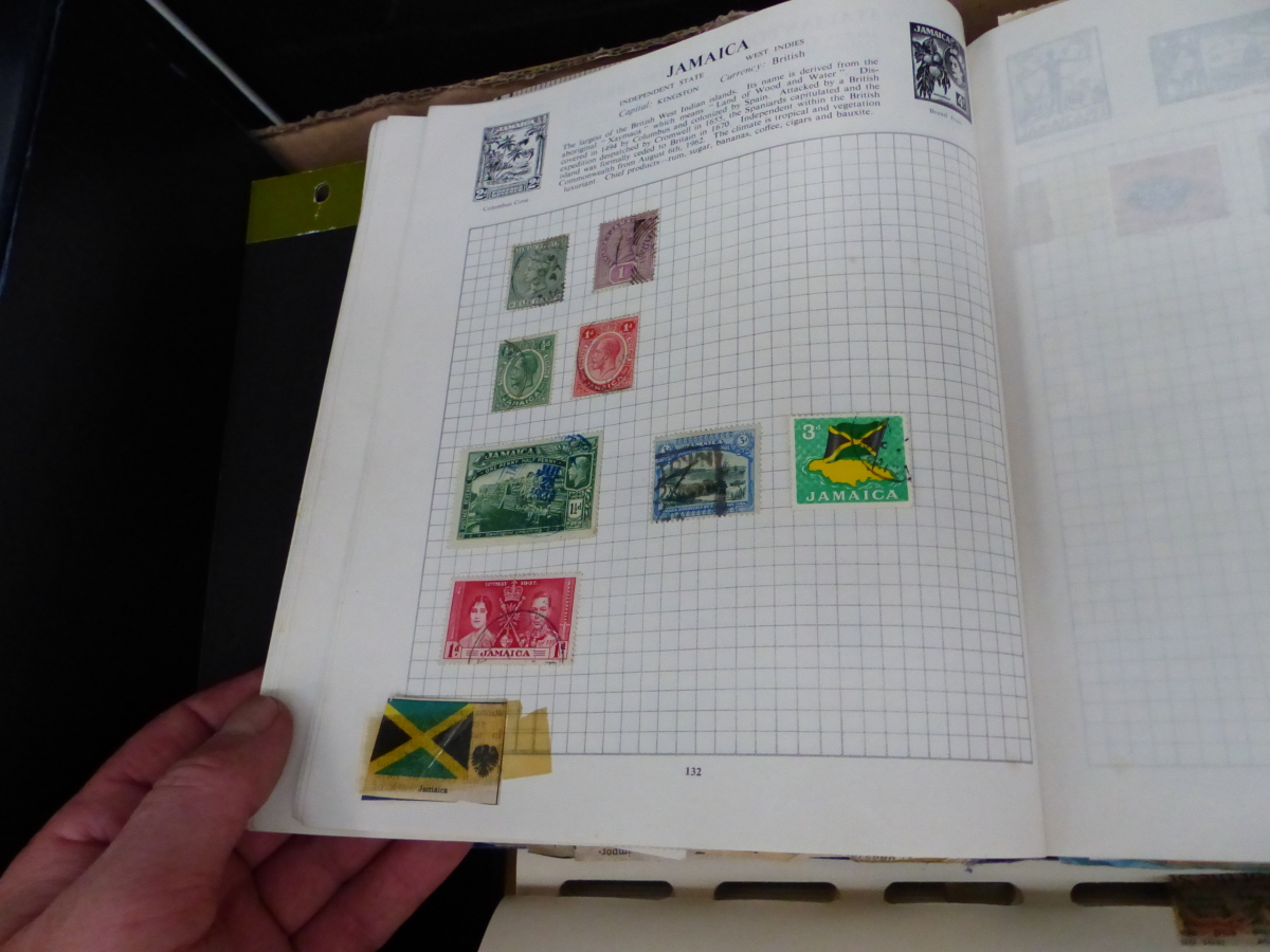 FIVE VARIOUS STAMP ALBUMS. - Image 6 of 14