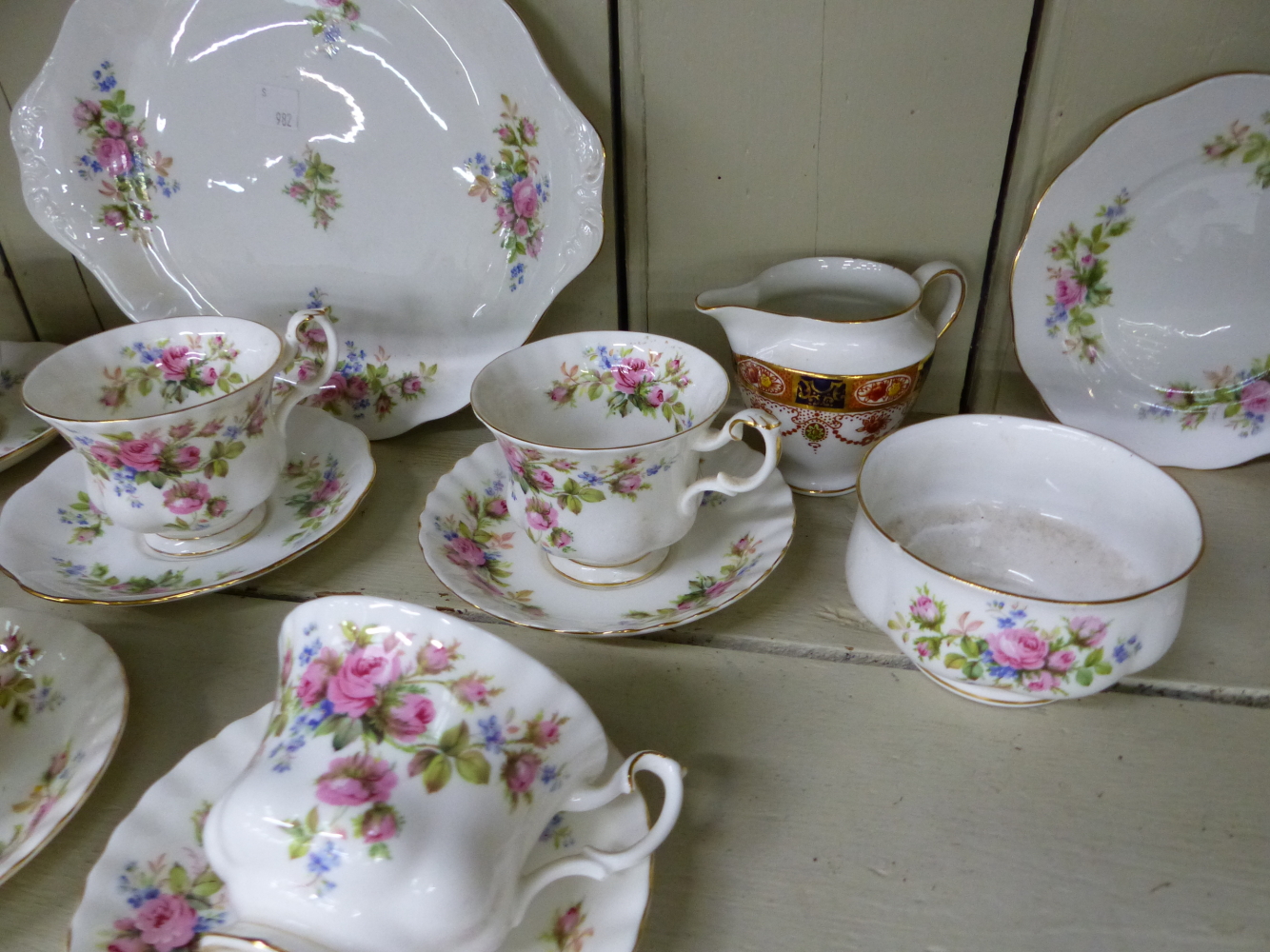 A ROYAL ALBERT TEA SET, AN IMPERIAL TEA SET, CARLTON WARE BOWL ETC - Image 3 of 13