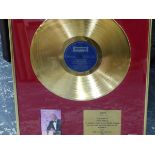 A RECORD SALES AWARD FOR HOWARD KEEL'S "I LOVE YOU SO" PRESENTED TO JOHN TWIGG 1984