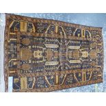 AN AFGHAN BELOUCH TRIBAL RUG, 183 x 113cm