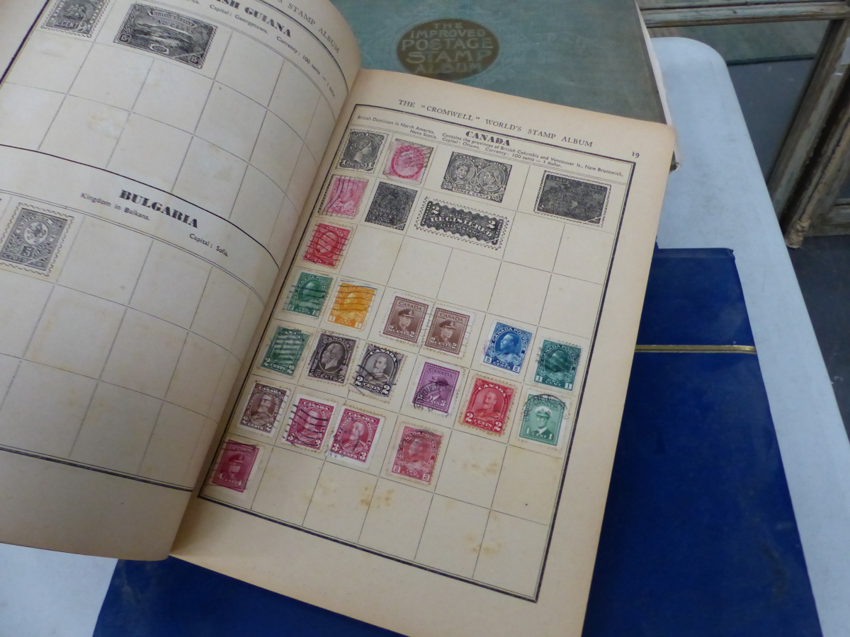 VARIOUS WORLD STAMPS IN ALBUMS. - Image 4 of 8