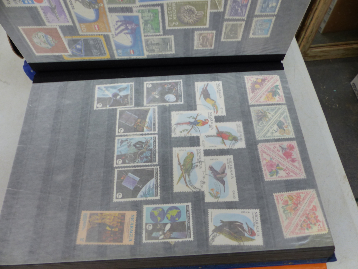 VARIOUS WORLD STAMPS IN ALBUMS. - Image 2 of 8