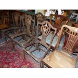 SEVEN 19TH CENTURY CHAIRS FOR RESTORATION (7)