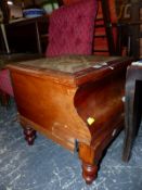 A VICTORIAN COMMODE.